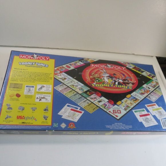 Monopoly Looney Tunes Collector's Edition by USAopoly 2003 IN WRAPPER - Picture 2 of 9